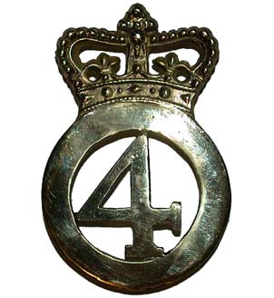4th Foot Cartridge Pouch Badge